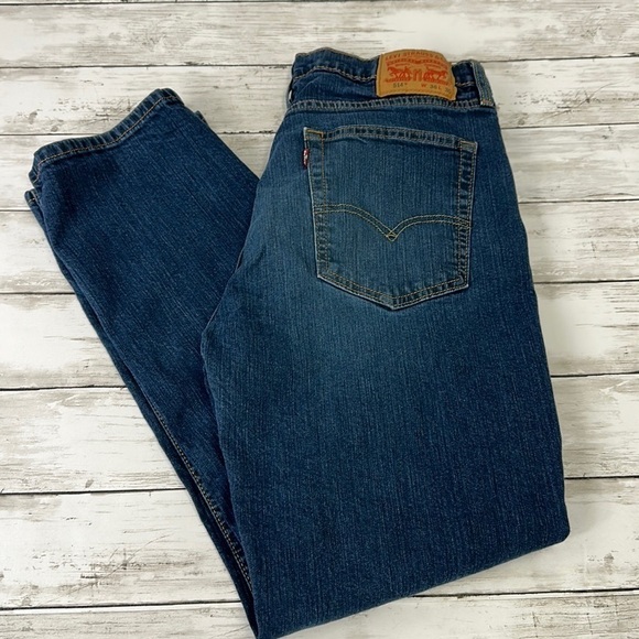LEVI’S 514 MENS SZ 36x 30 JEANS straight Stretch - Picture 1 of 9